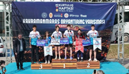 Kahramanmaraşta 14 şehirden 715 sporcu, kurtuluş haftası için yarıştı