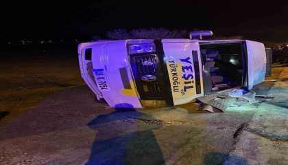 Kahramanmaraşta minibüs kazası: 10 yaralı