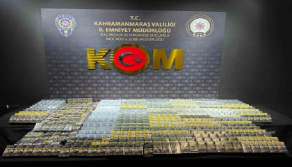 Kahramanmaraşta narkotik ve kaçakçılık operasyonu: 1 tutuklama