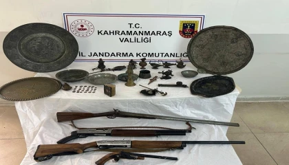 Kahramanmaraşta tarihi eser kaçakçılığı operasyonu