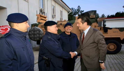 Kaymakam Öztürk, Alanya İlçe Jandarma Komutanlığında görevli personelle iftarda buluştu