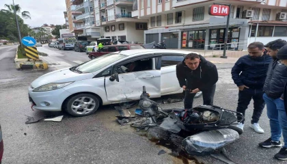 Kaza yapan motosikletli ehliyetsiz çıktı, 66 bin 590 TL ceza kesildi