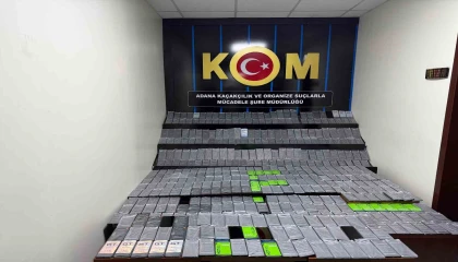 Kolilerden su değil kaçak telefonlar çıktı