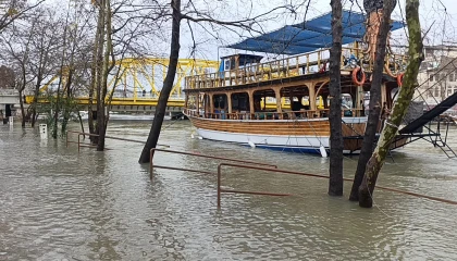 Manavgat ırmağında yağmur alarmı
