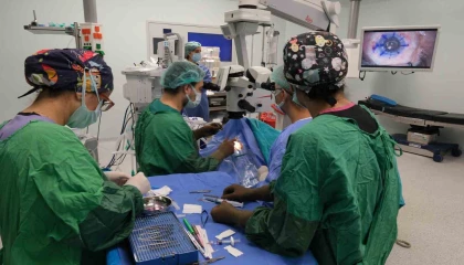 Mersin Şehir Hastanesinde ilk kornea nakli başarıyla yapıldı