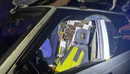 Mersinde 200 bin boş makaron ele geçirildi