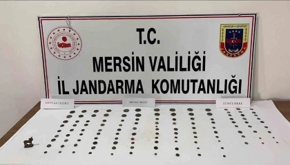 Mersinde kaçak kazı yapan şüpheli yakalandı