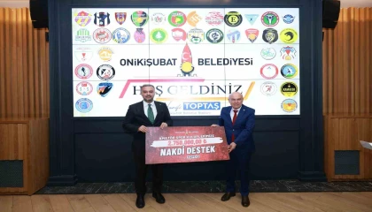 Onikişubat Belediyesinden amatör spora destek