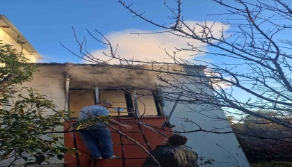 Serikte ev yangını: Yaşlı kadın hayatını kaybetti