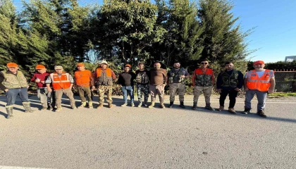 Serikte tarım arazilerini domuzlardan korumak için sürek avları devam ediyor