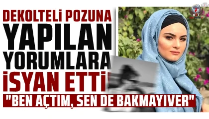 Tesettürden çıkan gelin adayı, dekolteli pozuna yapılan yorumlara isyan etti