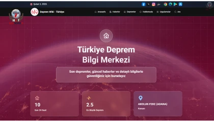 Türkiye’nin Deprem Gerçeği Dijital Platformlarla Takip Ediliyor