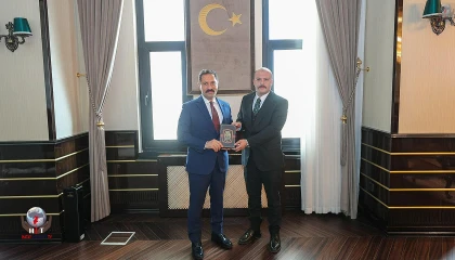 ÜLKÜ OCAKLARI ÖZEL SERİSİ VALİ MASATLI'YA TAKDİM EDİLDİ