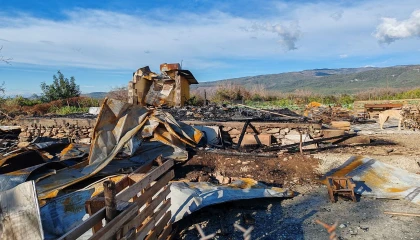 Yanan evden tabancasını almak isterken alevler içinde kalan emekli polis hayat mücadelesini kaybetti