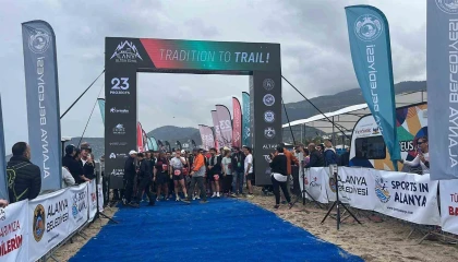23 ülkeden 820 sporcu Alanya Ultra Trail için start aldı