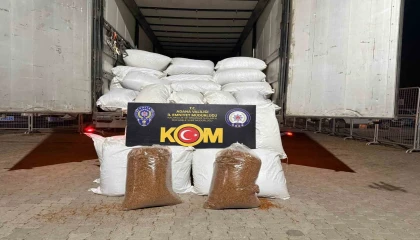 Adanada 3 ton kaçak tütün ele geçirildi