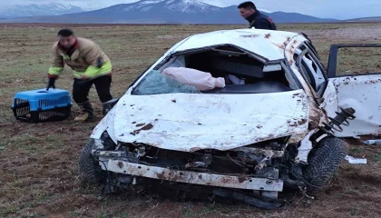 Afşin-Göksun karayolunda kaza: 2 yaralı