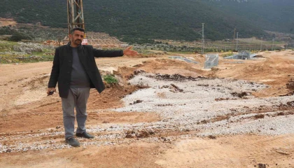 Akaryakıt karıştığı iddia edilen yağmur suyu birikintisinden su içen 43 küçükbaş hayvan telef oldu