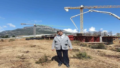 Anamurda yapılacak caminin kıblesi yerinde belirlendi