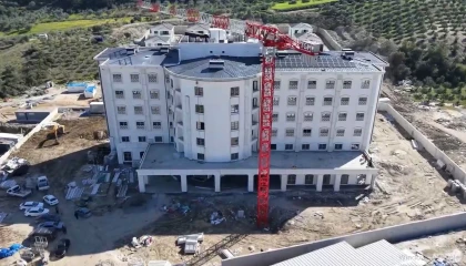 Antakya öğretmenevi ve akşam sanat okulu inşaatında sona gelindi