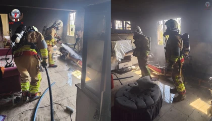 Antakyada ev yangını