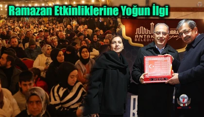 Antakyada Ramazan etkinlik alanı yoğun ilgi görüyor