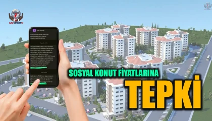 ANTAKYA’DA SOSYAL KONUT FİYATLARINA TEPKİ