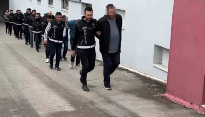 Cep telefonu bayii ve kuyumcu görünümlü tefecilik iddiası: 11 gözaltı