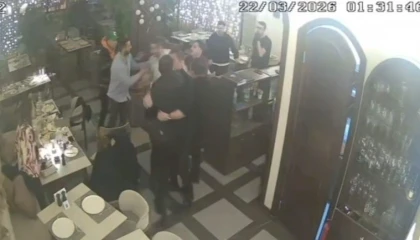 CHPli belediye başkanının karıştığı kavga kamerada