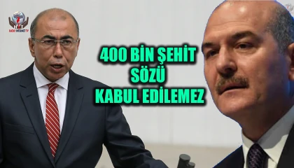 ÇİRKİN: 400 BİN ŞEHİT SÖZÜ KABUL EDİLEMEZ