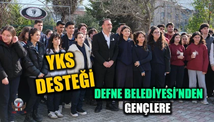 DEFNE BELEDİYESİ’NDEN GENÇLERE YKS DESTEĞİ