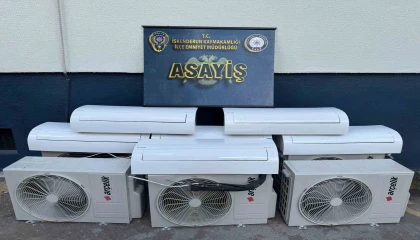 Depremzedelerden çaldıkları klimaları satan 2 şahıs yakayı ele verdi