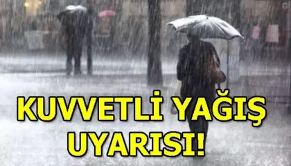 DOĞU AKDENİZ’DE KUVVETLİ YAĞIŞ UYARISI