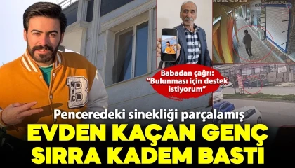 Evin penceresinden kaçarak sırra kadem basan gençten 19 gündür haber alınamıyor