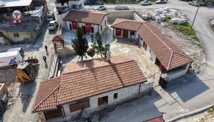 HALİLAĞA CAMİİ DUALARLA İBADETE AÇILDI