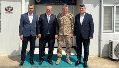 Hassa Heyetinden İl Jandarma Komutanı Şimşek’e Ziyaret