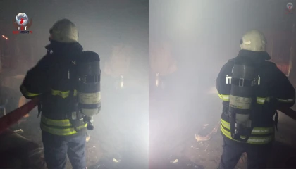 Hassada ev yangını