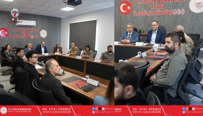 HATAY’DA ÇİM TOPLANTISI DÜZENLENDİ