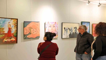 İlk Cemre sergisi sanatseverlerle buluştu