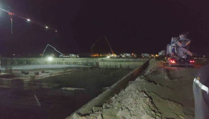 İnşaatta yaklaşık 7 metre yükseklikten düşen işçi yaralandı