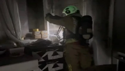 İskenderunda ev yangını