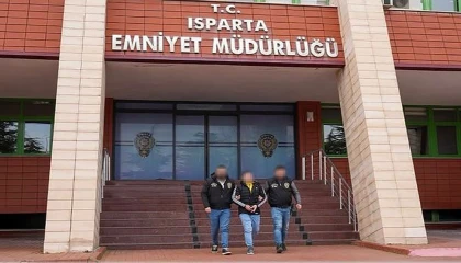 Ispartada 24 yıl 11 ay hapis cezası bulunan firari yakalandı