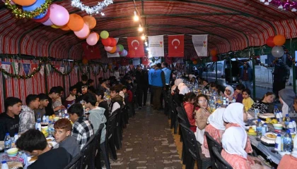 Kahramanmaraş Büyükşehirden İdlibde kardeşlik iftarı