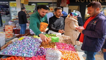Kahramanmaraşta bayram öncesi yoğunluğu