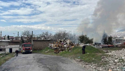 Kahramanmaraşta iş yeri yangını