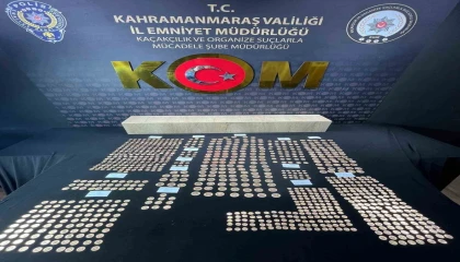 Kahramanmaraşta sahte altın operasyonu: 977 parça sahte altın ele geçirildi