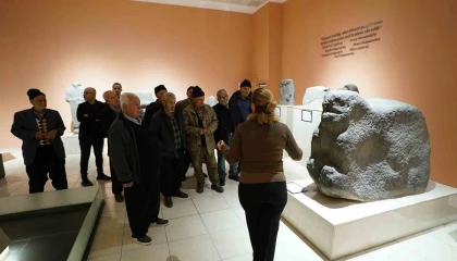 Kahramanmaraşta ulu çınarların tarih buluşması