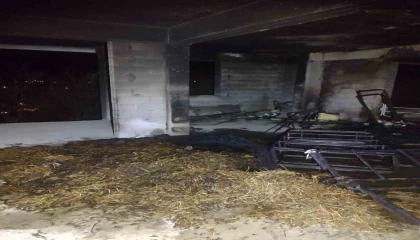 Manavgatta ardiye yangını korkuttu