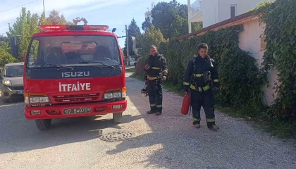 Manavgatta otelde çıkan yangın korkuttu