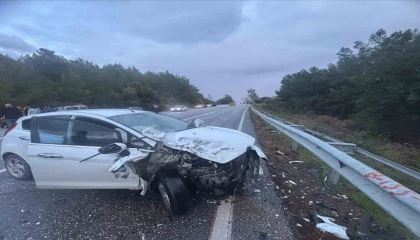 Manavgatta zincirleme kaza: 2 yaralı